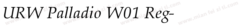 URW Palladio W01 Reg字体转换